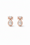 CZ Luxe Pouch Stud Earrings