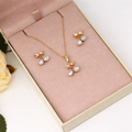Rosé Cherry Pendant Set