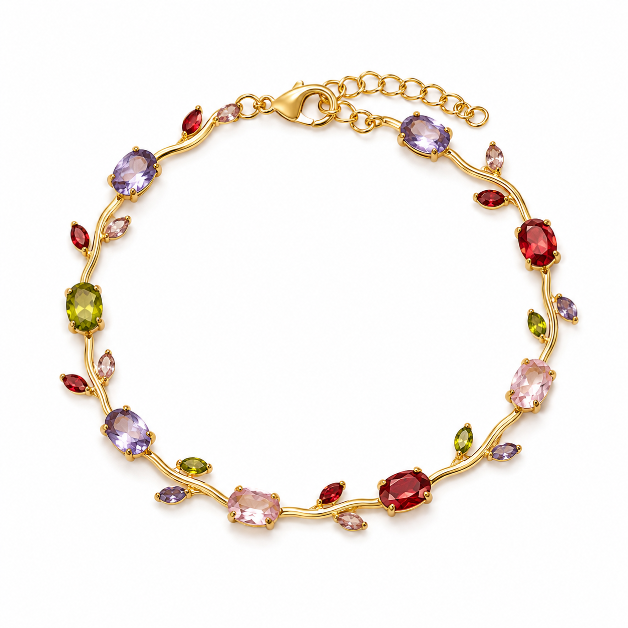 Multicoloured Tulip Bracelet