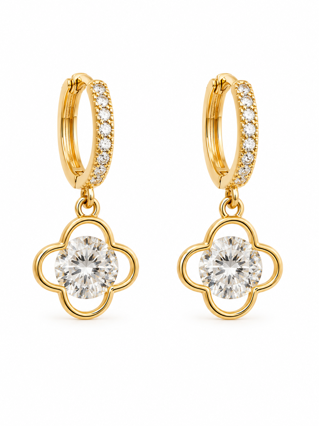 Éloise Clover Hoop Earrings