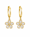 Bloom Daisy Hoop Earrings