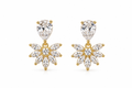Eternal Petal Diamond Drop Earrings