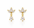 Marquise & Pear Drop Statement Earrings