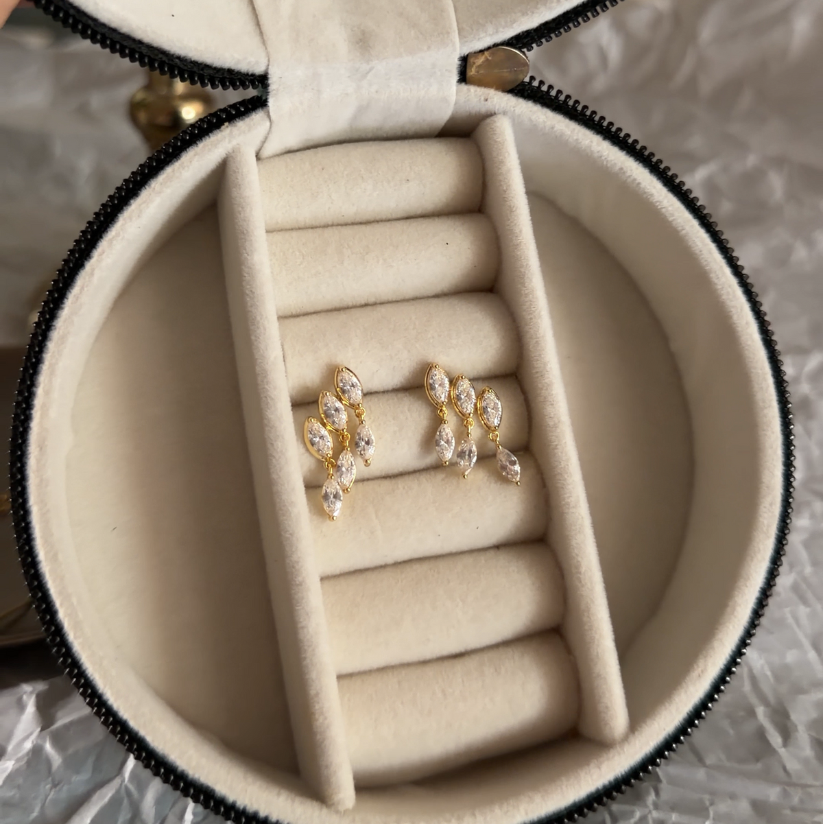 Lumina Marquise Chandelier Drop Earrings