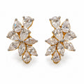 Radiant Marquis & Pear Cluster Studs